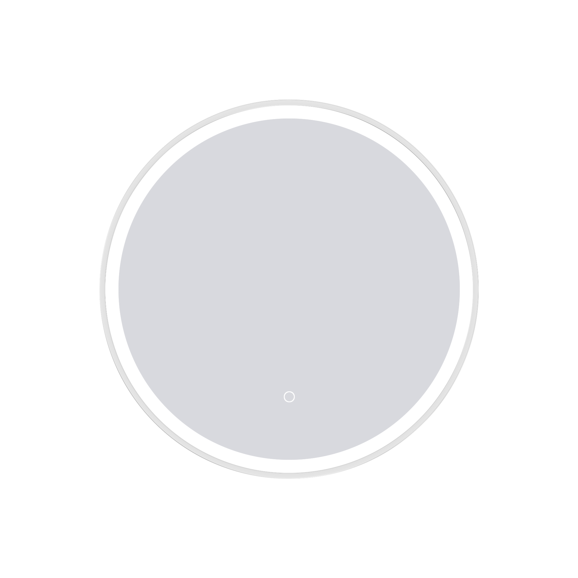 SALLY OGLEDALO OKRUGLO S LED RASVJETOM 3000/6500 K TOUCH FI70 SREBRNO H-2292L15T